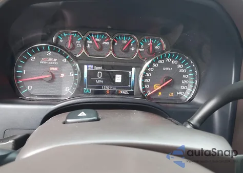 2017 Chevrolet Silverado 1500 2Lz из США, поврежденный, VIN 3GCUKSEC0HG227609